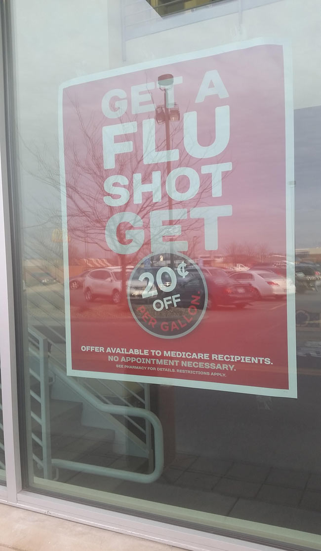How many gallons of flu shot will I need?