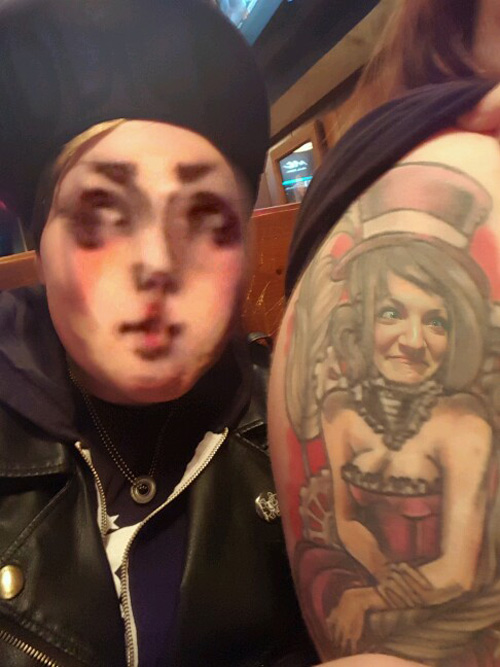 I face swapped my tattoo and my best friend. Better than I thought