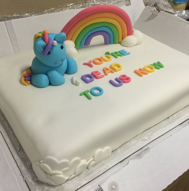Coworker Farewell Cake