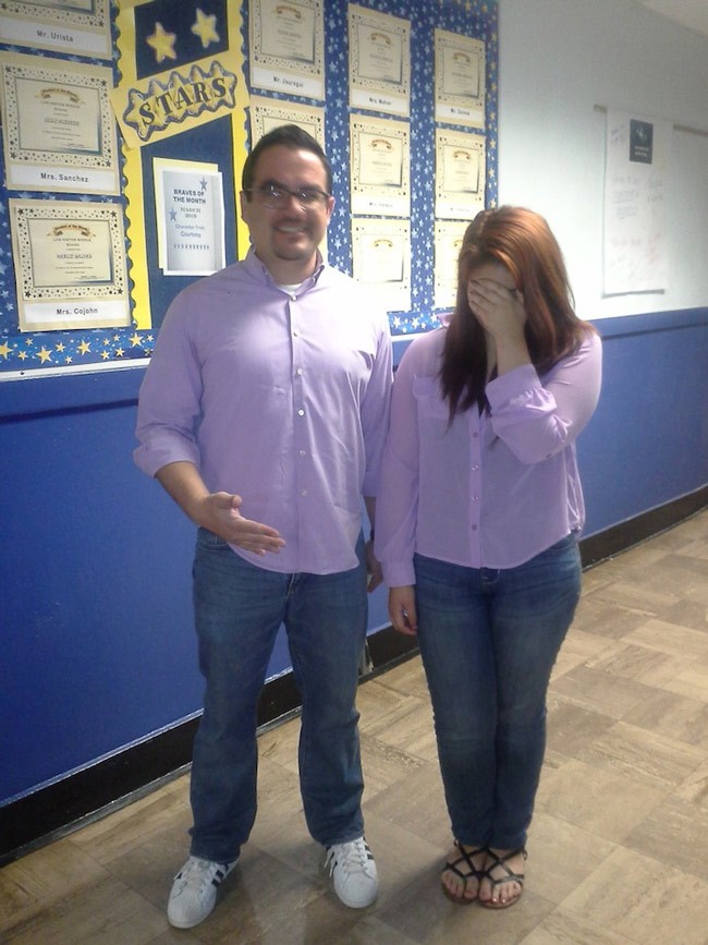 What's worse than dressing like your coworker Dressing like your teacher