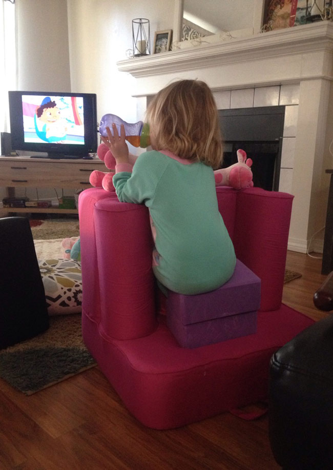 So I bought my daughter a chair...