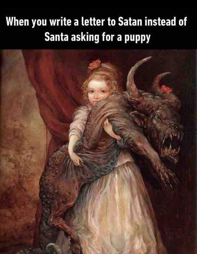 Dear Satan Claus,