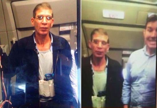 Dude asks highjacker for selfie during today's egyptair plane highjack