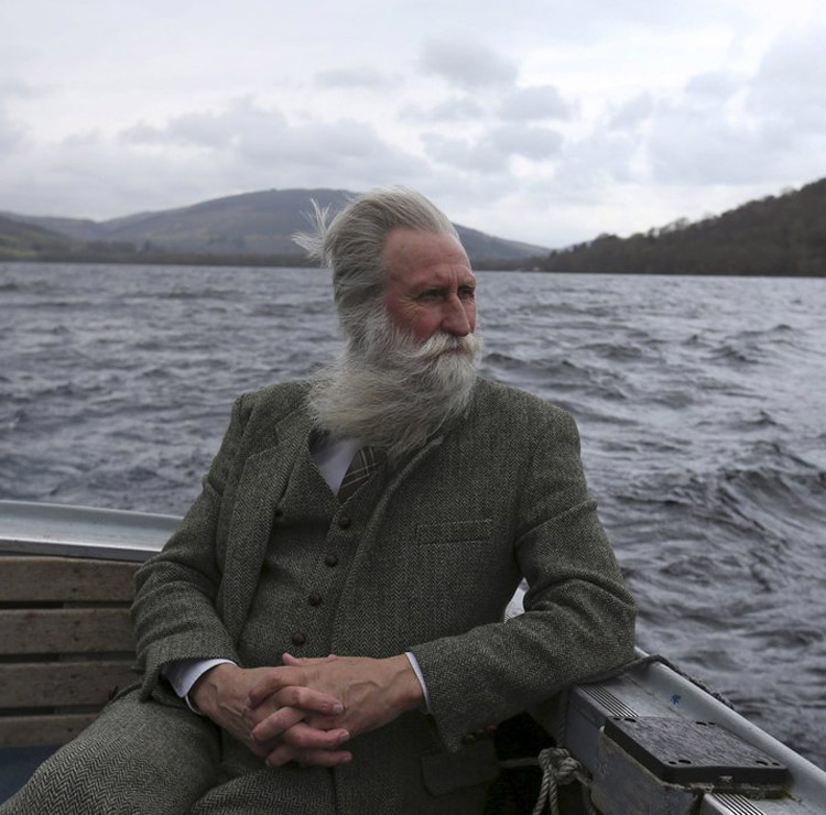 Adrian Shine, the leader of the Loch Ness Project, looks exactly like how I imagined the leader of the Loch Ness Project looks like