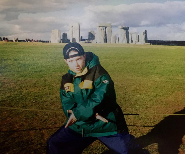 Me at Stonehenge in '97