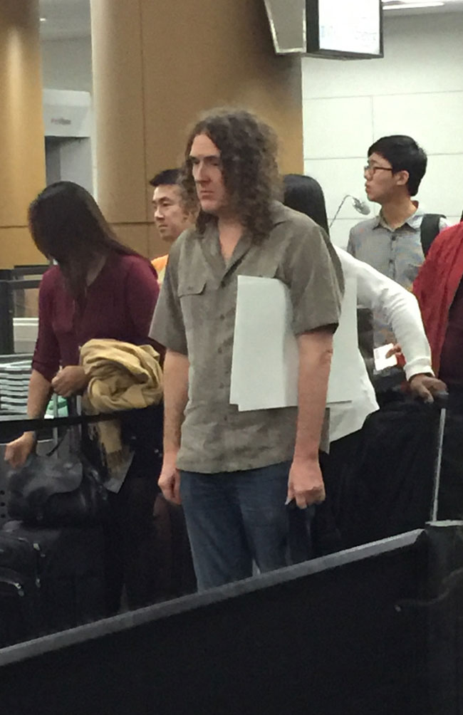 When the airport doesn't let you bring your accordion as a carry-on