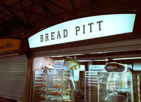 Bread Pitt - Punny Shop Names