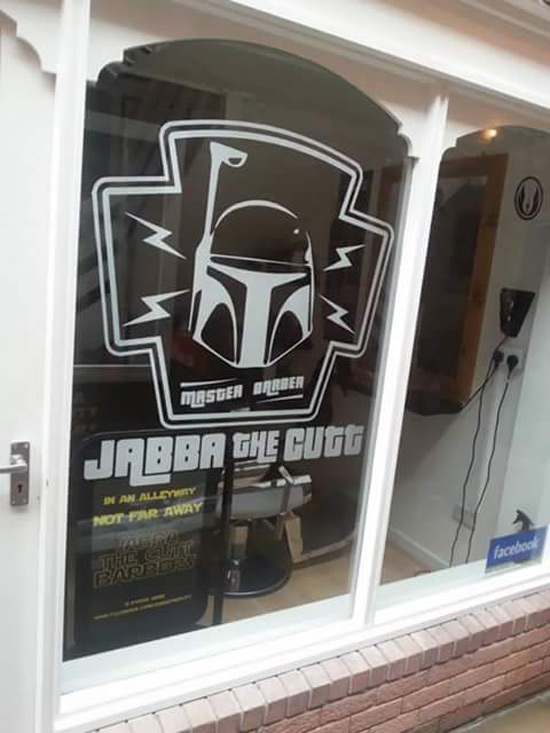 Jabba the Cutt - Punny Shop Names