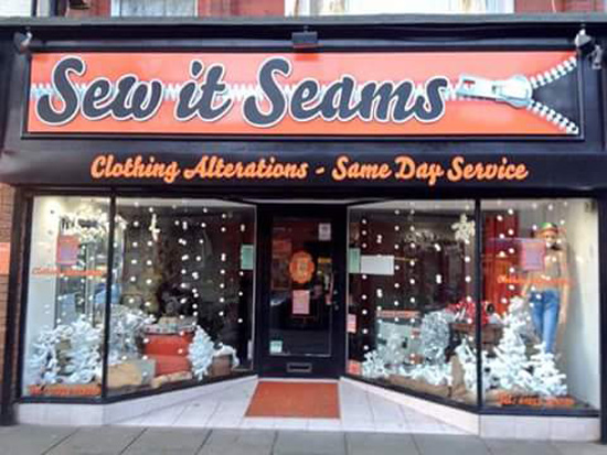 Sew it Seams - Punny Shop Names