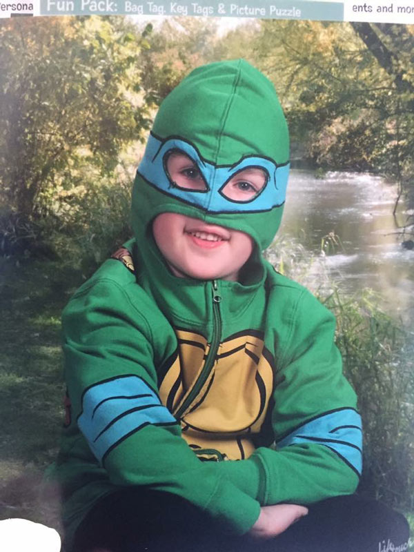 "My cousin's friend let her son wear this hoodie on picture day if he promised to take it off for the photo. He didn't."