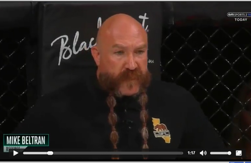 When being an mma ref doesnt feed the kids, so you have to work double shift in the Mines of Moria