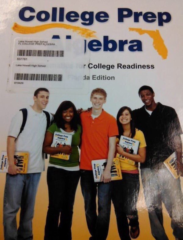 how are they on the textbook if they're posing for it...