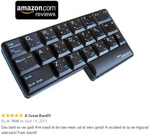 Amazon user reviews keyboard