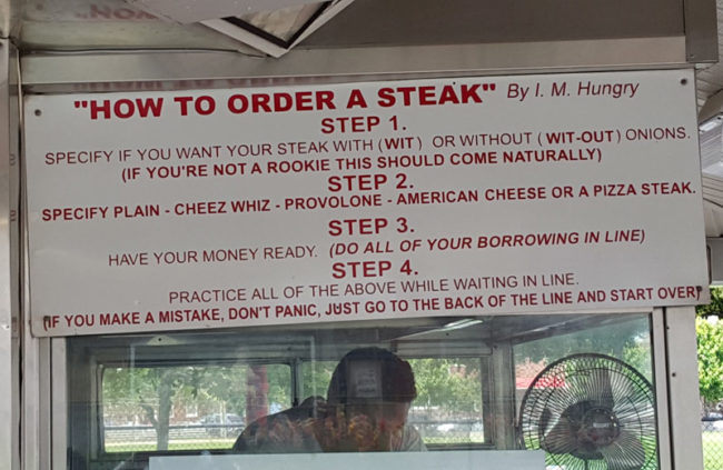 How to properly order a cheesesteak at Pat's, the creator of the Philly cheesesteak