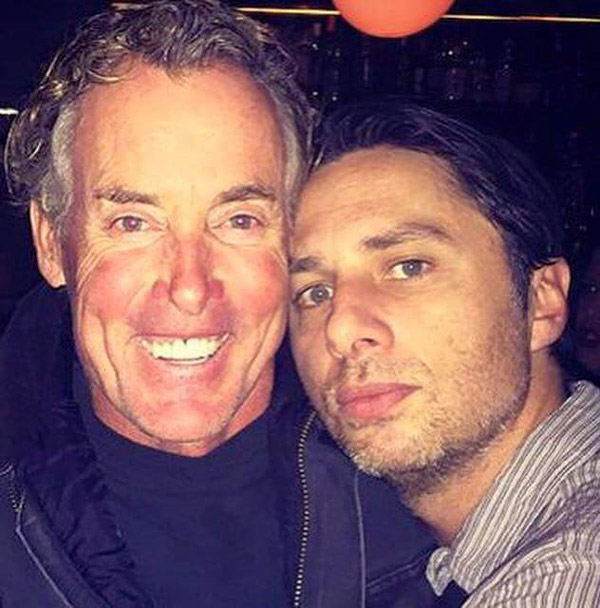 Zach Braff uploaded this on fb with caption 'happy father's day'