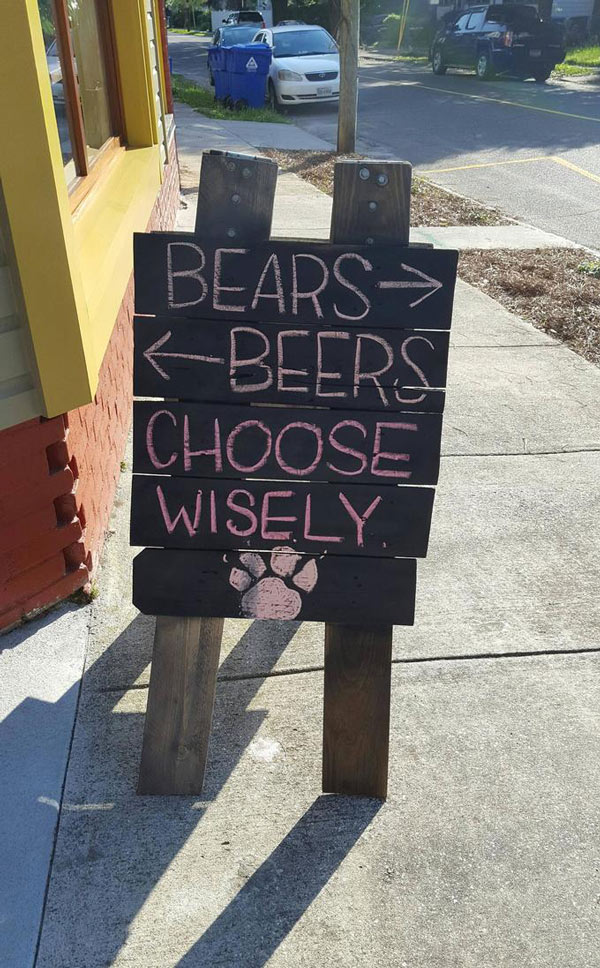 Bears or beers?