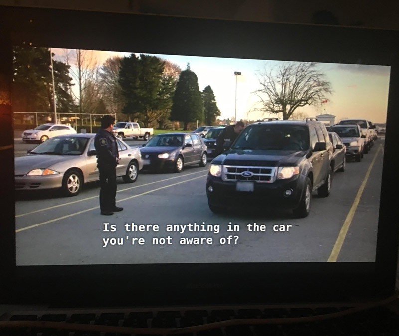 Watching a Canada border patrol show. This is a question they asked...