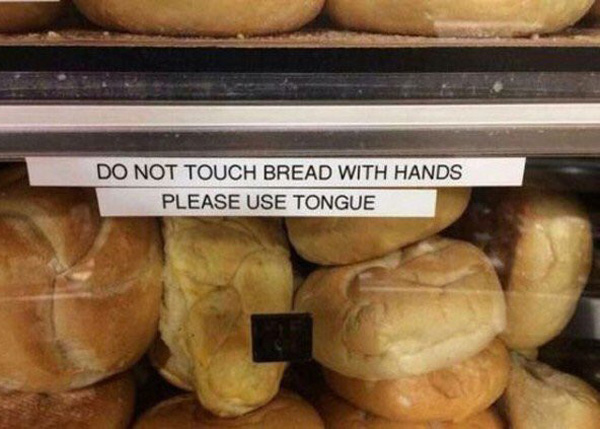 Please use tongue