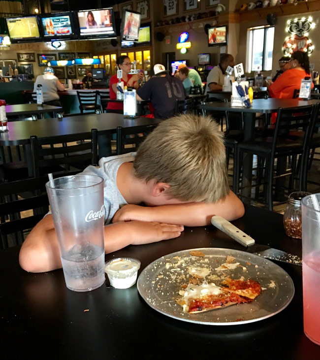 My 8 year old just came to the realization that since we allowed him to get an adult meal he doesn't get the free ice cream that comes with the kid's meals. Welcome to the real world kid