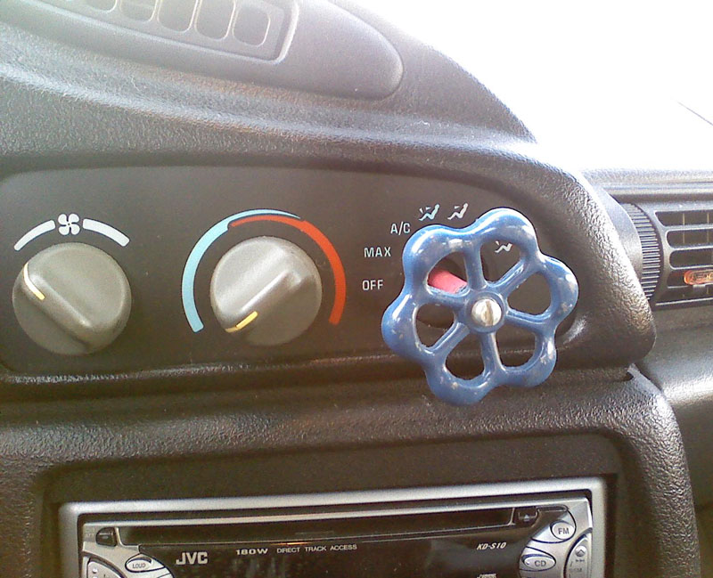 My dad's solution when a control knob broke off in my car