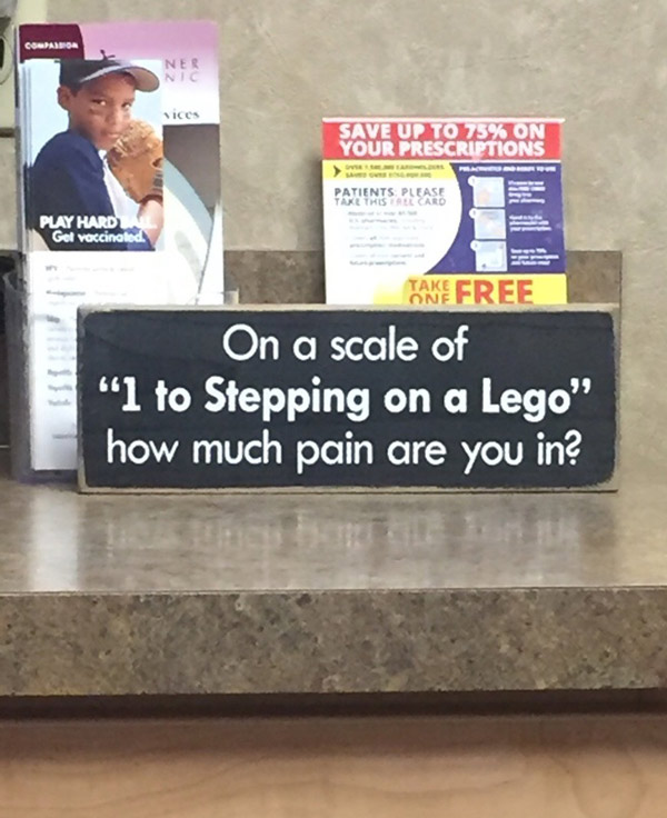 Seen at my doctors office