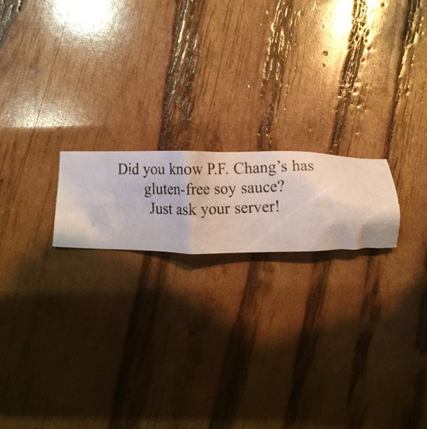 And that's my fortune...