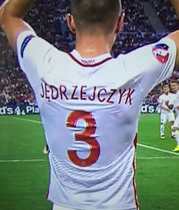 One of Poland's players is a wifi password
