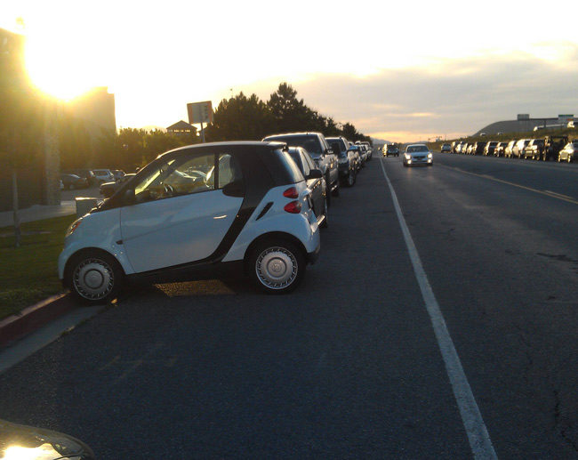 I finally found a good reason to get a SmartCar...I suck at parallel parking!