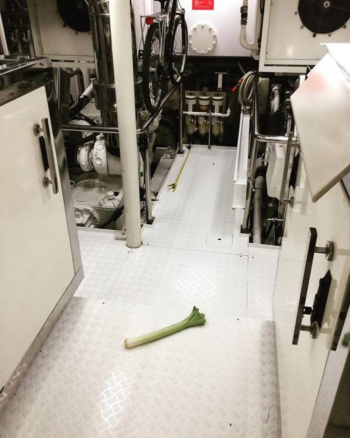 There's a leek in the engine room