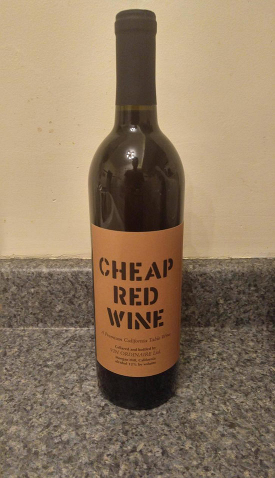 I asked the guy at the liquor store to help me find some cheap red wine