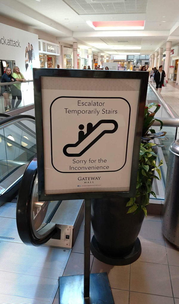 Seen at the local mall