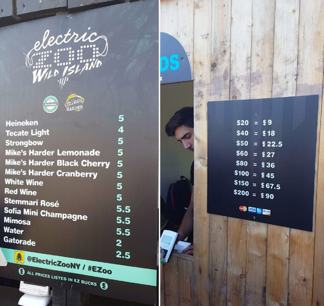 I went to a music festival that invented its own currency to trick people into buying insanely priced drinks