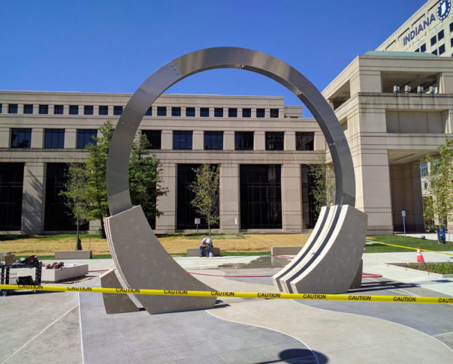My commute's about to get a lot shorter. They're installing a Stargate outside of the building where i work