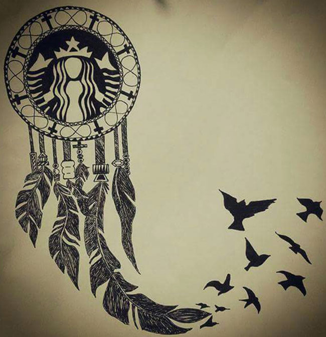 The ultimate 'white girl' tattoo