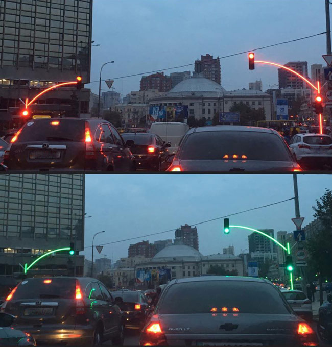 Traffic light for the Jedi. In Ukraine