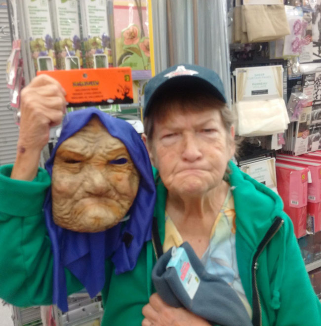 My buddy took his grandma shopping
