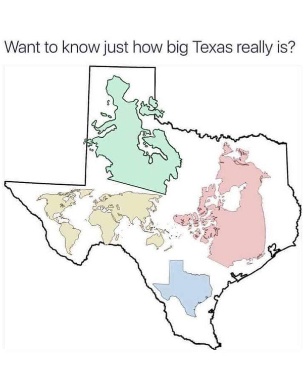 Texas is HUGE!