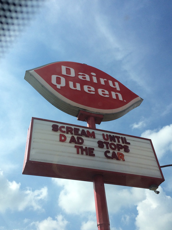 This Dairy Queen's aggressive advertising tactic