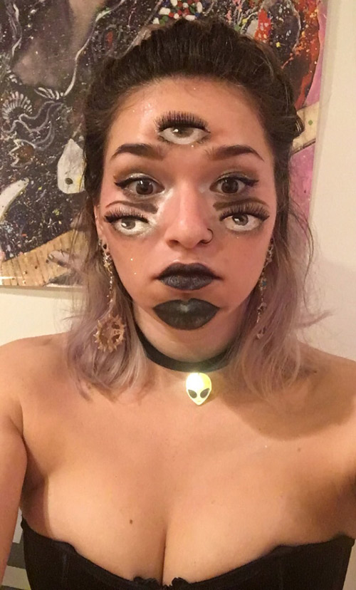 I was an acid trip for Halloween