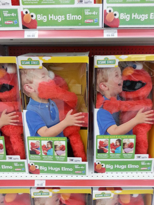 In an Elmo box no one can here you scream