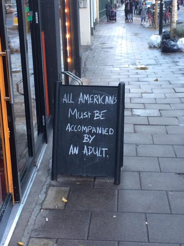 Outside a pub in England