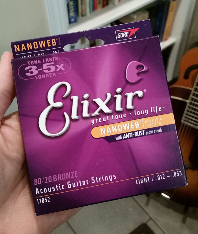 The packaging on my guitar strings makes it look like they're gonna improve my sex life