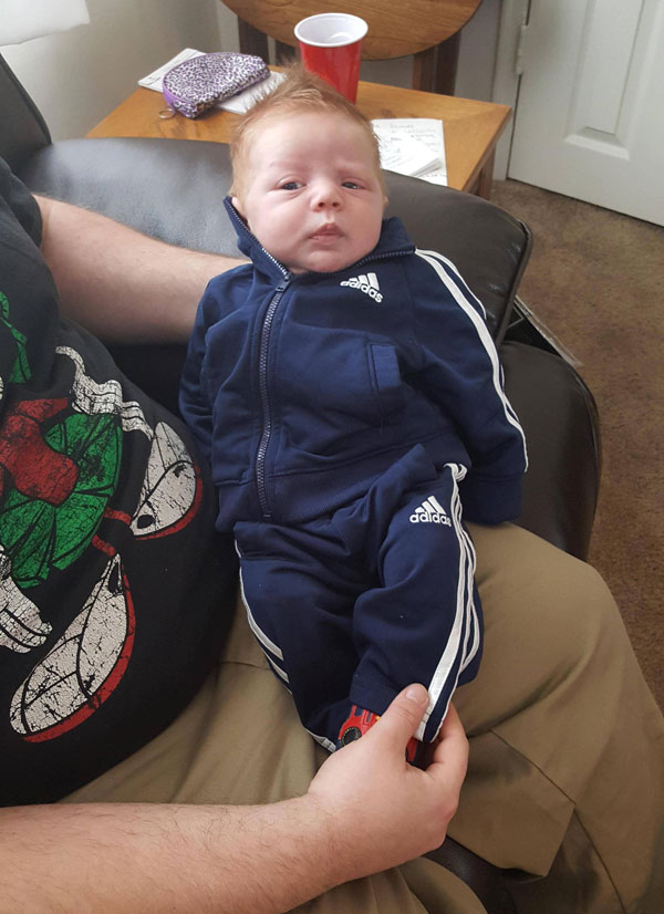 My Russian In-laws bought my newborn an outfit... not even remotely surprised