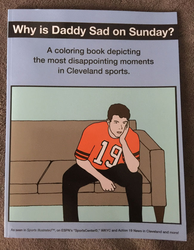My neighbor Tom is a Cleveland Browns fan... His children gave him this