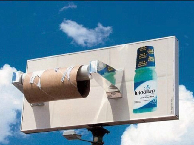 This Imodium billboard