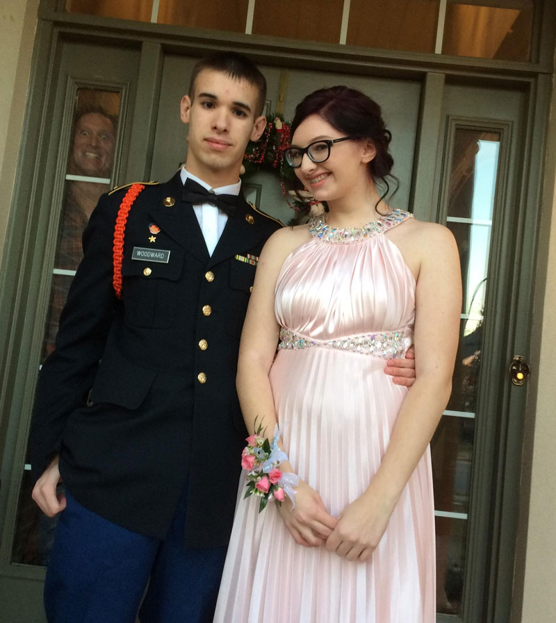 My sister went to Military Ball... my dad wanted in