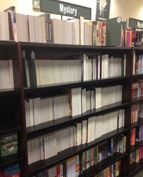Bookstore taking their sections literally
