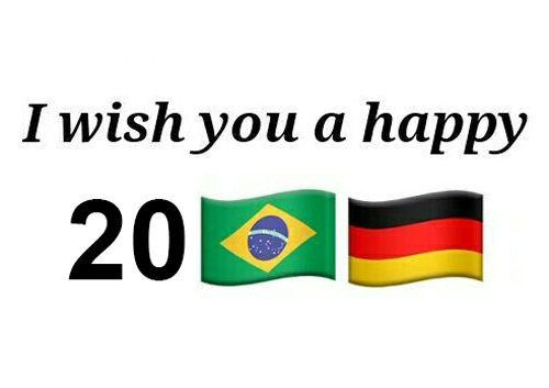 Thank you Brazil, Germany