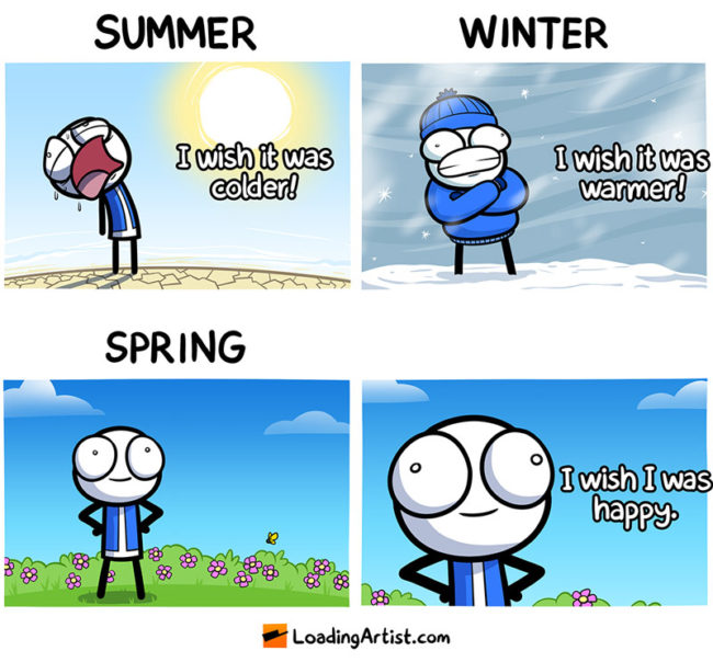 I wish it was warmer..