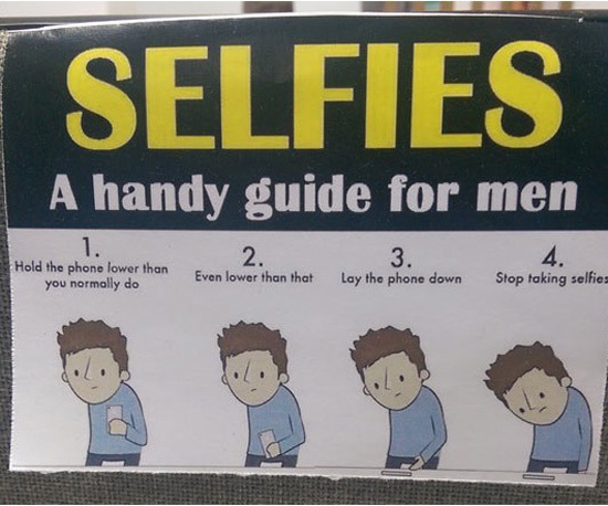 Men's Handy Selfie Guide